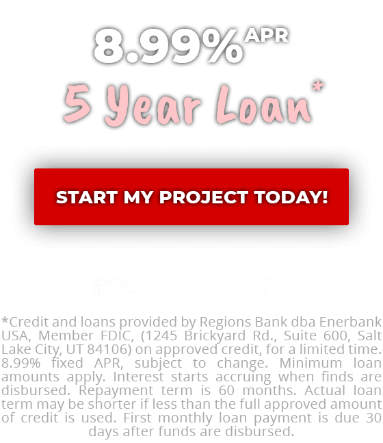 Financing - 8.99% APR on 5 Year Loan *
