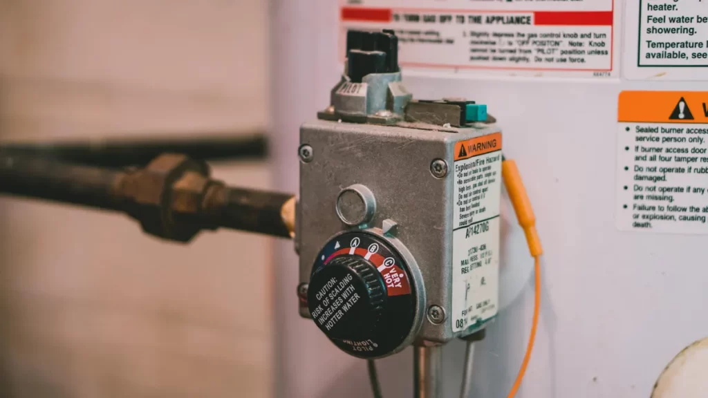 Temperature control on your water heater 