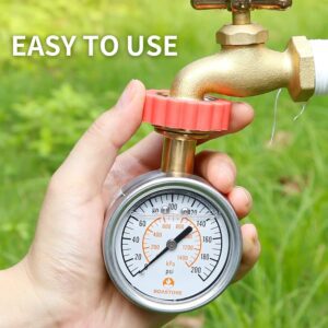 Water Pressure Gauge, Check Your Water Pressure as part of Plumbing Maintenance