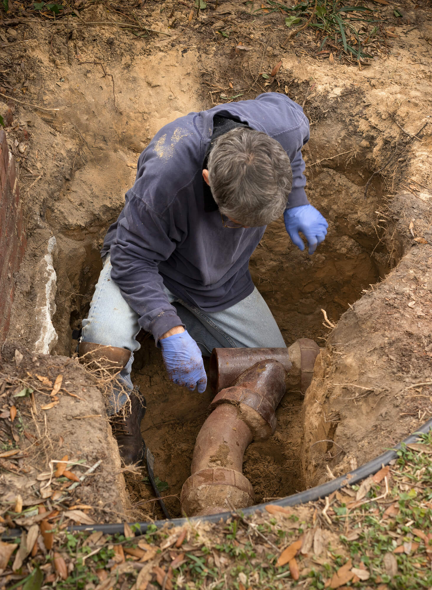 Sewer line repair